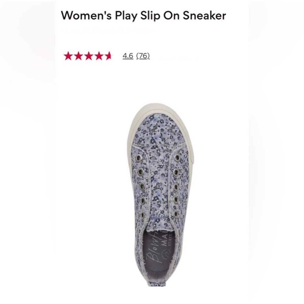 *new* Blowfish Malibu Women's Super Play Slip-On Sneakers Size 9 - Picture 5 of 14